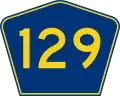 Highway 129 marker