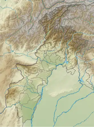 Noshaq is located in Khyber Pakhtunkhwa