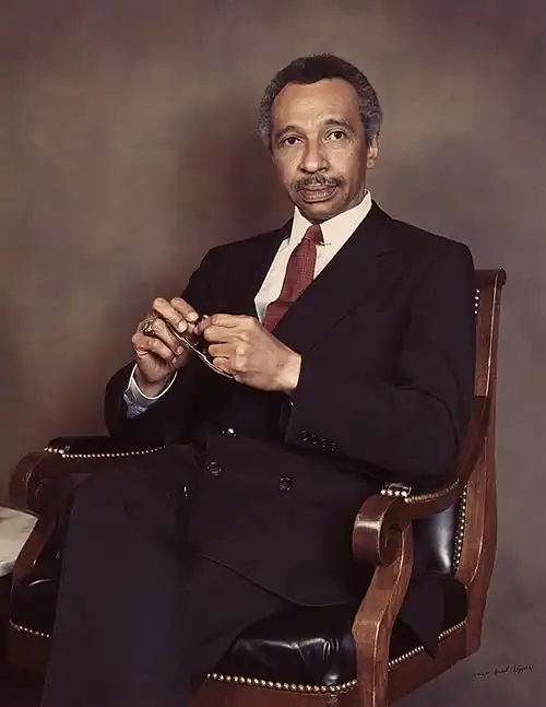 Former congressman Parren Mitchell