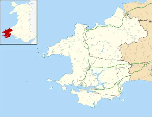 Thorne Island is located in Pembrokeshire