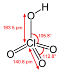 Perchloric acid Hydroxidotrioxidochlorine