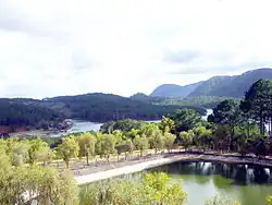 Landscape in front of the monastery