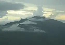 El Yunque massif with Pico El Yunque, Roca El Yunque and Mount Britton.