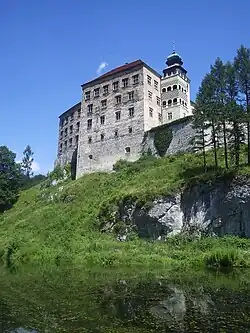 Renaissance castle Pieskowa Skała