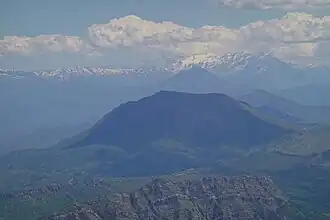 Piran and Mount Piran seen from Kure Hure summit