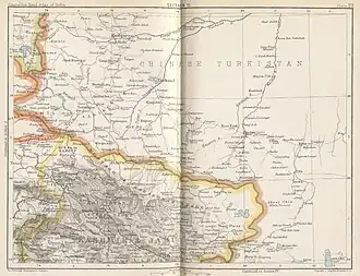 Map of the region (1893)