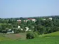 View on the village centre