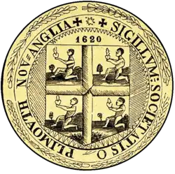 Seal of the Plymouth Colony, (c. 1620–1629)