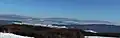 A view of the Slanské Hills range from Kavečany