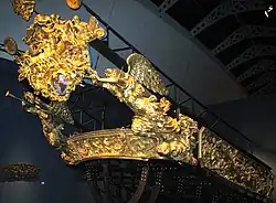 Stern decoration of the Galley Réale.