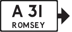 Junction Direction Sign