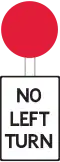 No Left Turn