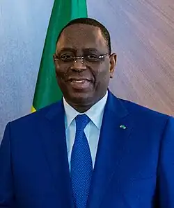 &nbsp;Senegal Macky Sall, President