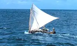 Carolinian wa with crab claw sail