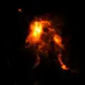 Star-forming cloud in the Cat's Paw Nebula.[13]