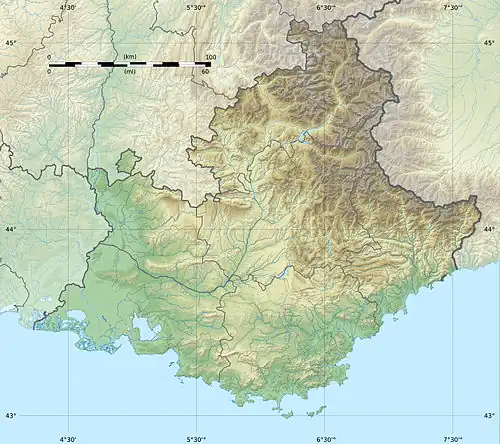 Lake of Sainte-Croix is located in Provence-Alpes-Côte d'Azur