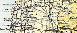 Qaqun 1945 1:250,000