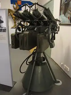 M-4 quadruple anti-aircraft machine gun mount (front view)