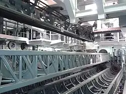 RIM-8 Talos magazine racks in the ship