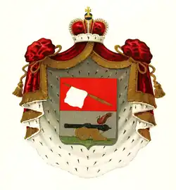 Coat of arms of the Tatishchev family from the Armorial of the All-Russian Nobility[4]: 379 [109]