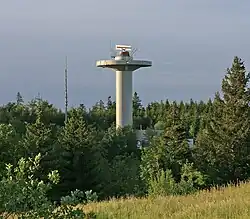The radar tower on the Hochwald (1,001.9&nbsp;m)