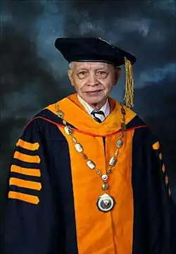Official portrait of Philippine National Scientist Ramon Barba