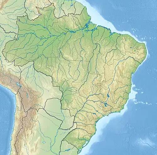 Das Almas River (São Paulo) is located in Brazil