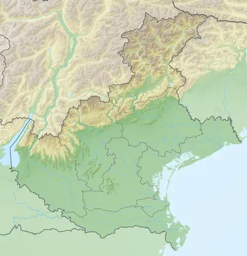 Lago di Pontesei is located in Veneto
