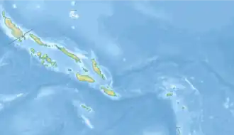 Mount Veve is located in Solomon Islands