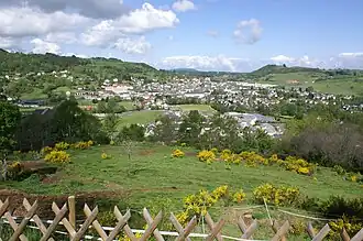A general view of Riom-ès-Montagnes