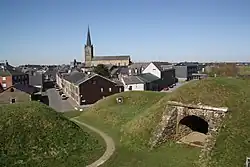Ramparts and town of Rocroi.
