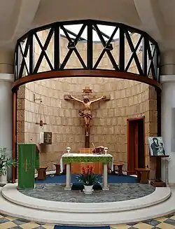Apse of new church