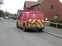 A Royal Mail van seen in April 2021
