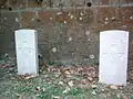 Graves of the members of Royal Scots, one of garrison battalions at Hong Kong before the Japanese invasion on Hong Kong, in Hong Kong Cemetery.