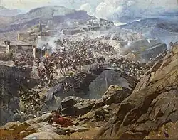 Franz Roubaud, "Siege of Akhoulgo" (1888)