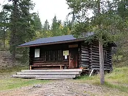 A wilderness hut in UK national park