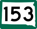 Highway 153 marker