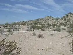 The Gila River Japanese Relocation Internment Camp ruins.