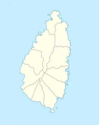 Babonneau is located in Saint Lucia