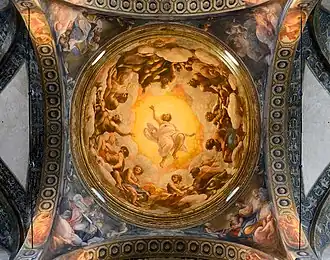 Vision of St. John on Patmos by Correggio (1520–1522), San Giovanni Evangelista, Parma