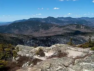 The Sandwich Range in winter.