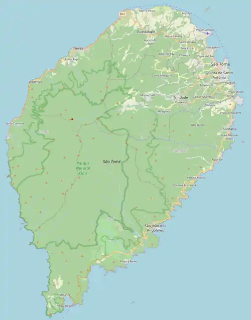 Maianço is located in São Tomé