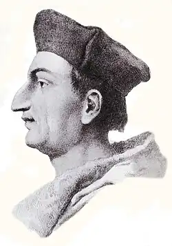 Albert Anker, portrait of Cardinal Matthäus Schiner, 19th century.
