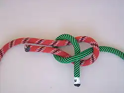The Sheet bend was the starting point of developing the Simple Simon over bend.[3]