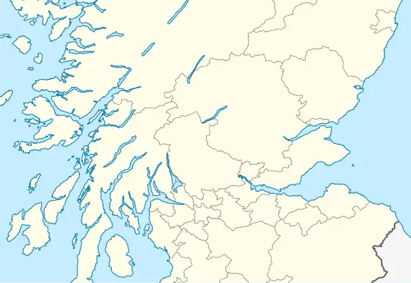 1992–93 Scottish Premier Division is located in Scotland Central Belt