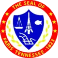 Official seal of Paris, Tennessee
