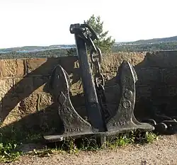 An anchor from MS Seattle