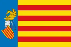 Proposed flag during the Statute of Benicassim. Unknown ratio