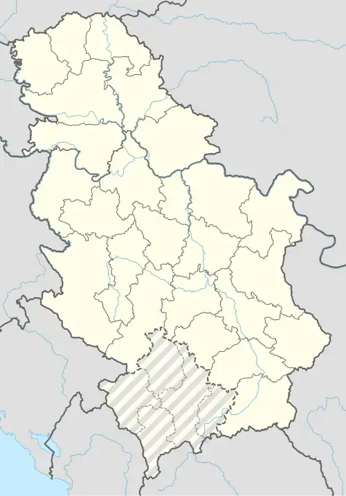 Kavilo is located in Serbia