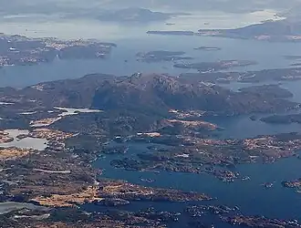 View of southern Bømlo